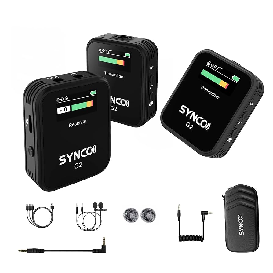 SYNCO G2(シンコ G2) 最高の予算で買えるデュアルワイヤレスマイク SYNCO G2(A2) | SYNCO